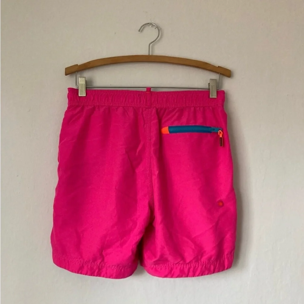 SuperDry Swim Trunks Pink Blue Bubblegum Summer Beach Fun - Picture 2 of 7